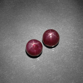 Achetez naturel ct rouge rubis étoilé gems, coupe roude, en provenance tanzanie chez gemselect. en stock, livraison internationale!