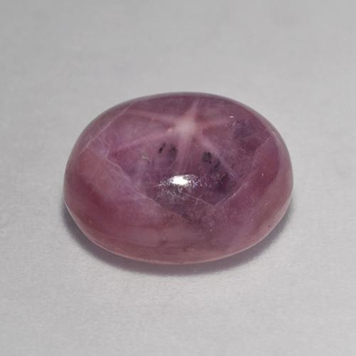 Rubis Étoilé Pourpre moyen-foncé naturelle Coupe ovale, 6.54 ct, Opaque
