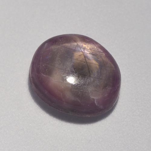 Rubis étoilé Violet rougeâtre naturelle Coupe ovale, 4.41 ct, Opaque