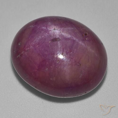 Rubis étoilé Vin rouge naturelle ovale, 22.94 ct, Opaque
