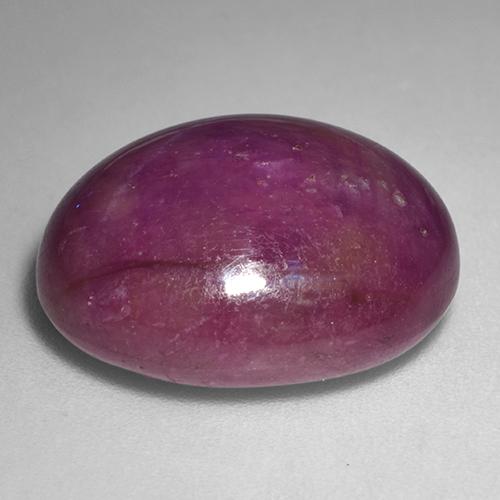 Rubis Étoilé Rouge foncé naturelle Coupe ovale, 24.57 ct, Opaque