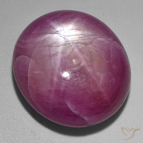 Rubis étoilé Pourpre moyen-foncé naturelle ovale, 53.60 ct, Opaque