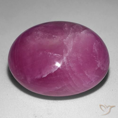 Rubis étoilé Pourpre moyen-foncé naturelle ovale, 53.60 ct, Opaque