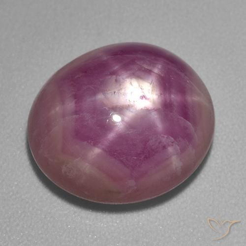 Rubis étoilé Sangria profond naturelle ovale, 8.07 ct, Opaque