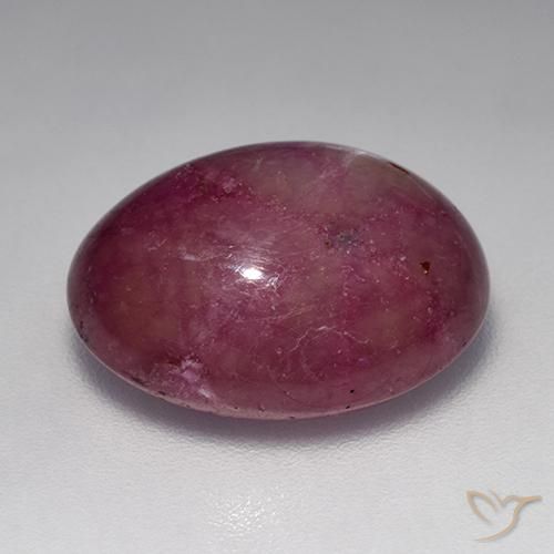 Rubis étoilé Pourpre moyen-foncé naturelle ovale, 14.78 ct, Opaque