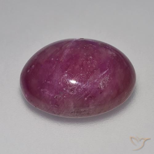 Rubis étoilé Pourpre moyen-foncé naturelle ovale, 13.70 ct, Opaque