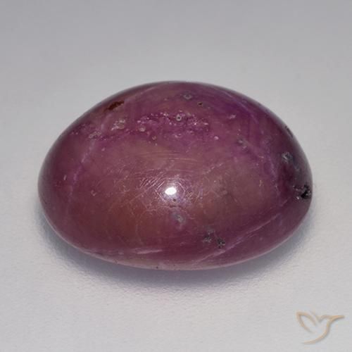Rubis étoilé Pourpre moyen-foncé naturelle ovale, 14.94 ct, Opaque