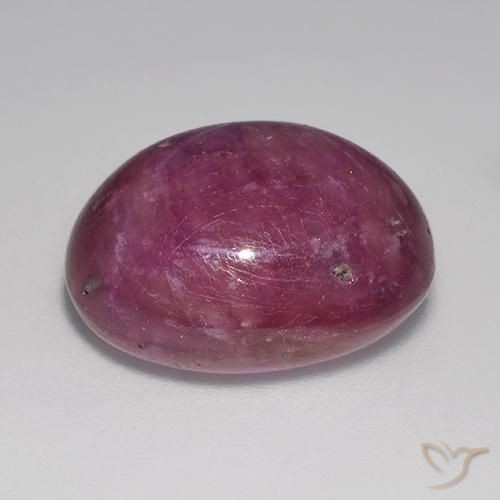 Rubis Étoilé Pourpre moyen-foncé naturelle Coupe ovale, 17.36 ct, Opaque