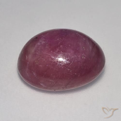 Rubis étoilé Violet rougeâtre naturelle ovale, 9.58 ct, Opaque