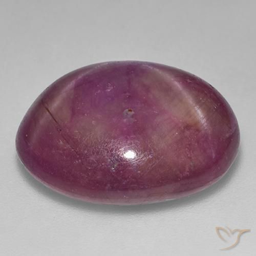 Rubis étoilé Magenta grisâtre naturelle ovale, 22.76 ct, Opaque