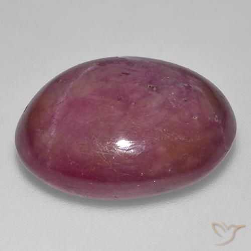 Rubis étoilé Pourpre moyen naturelle ovale, 21.03 ct, Opaque
