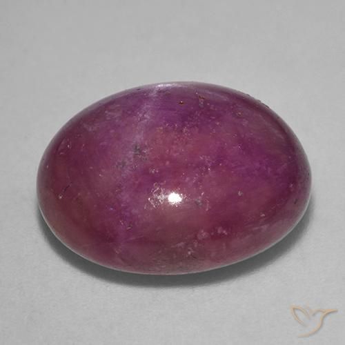 Rubis étoilé Pourpre rougeâtre moyen-foncé naturelle ovale, 14.31 ct, Opaque
