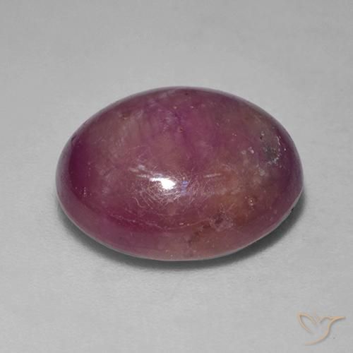 Rubis étoilé Pourpre moyen-foncé naturelle ovale, 11.27 ct, Opaque
