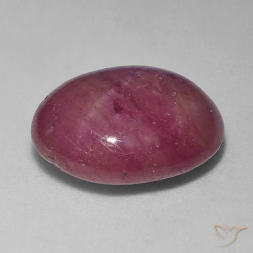 Rubis étoilé Pourpre moyen naturelle ovale, 11.99 ct, Opaque