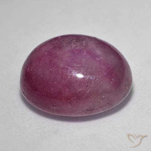 Rubis étoilé Violet rougeâtre naturelle ovale, 15.09 ct, Opaque