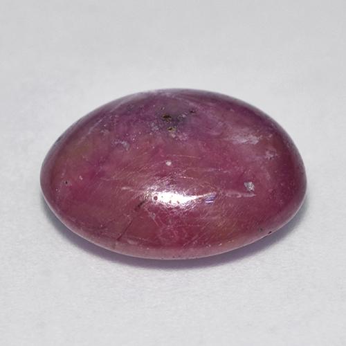 Rubis Étoilé Violet rougeâtre naturelle Coupe ovale, 10.05 ct, Opaque
