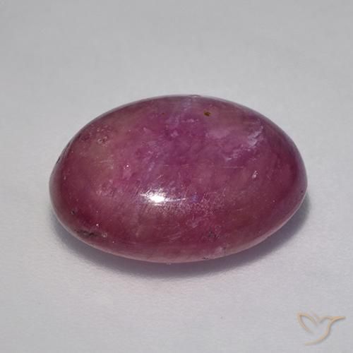 Rubis étoilé Pourpre moyen-foncé naturelle ovale, 9.50 ct, Opaque