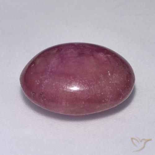 Rubis étoilé Violet rougeâtre naturelle ovale, 10.31 ct, Opaque