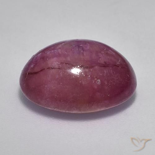 Rubis étoilé Pourpre moyen-foncé naturelle ovale, 10.57 ct, Opaque
