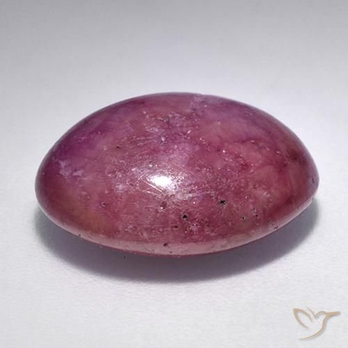 Rubis étoilé Pourpre moyen-foncé naturelle ovale, 12.56 ct, Opaque