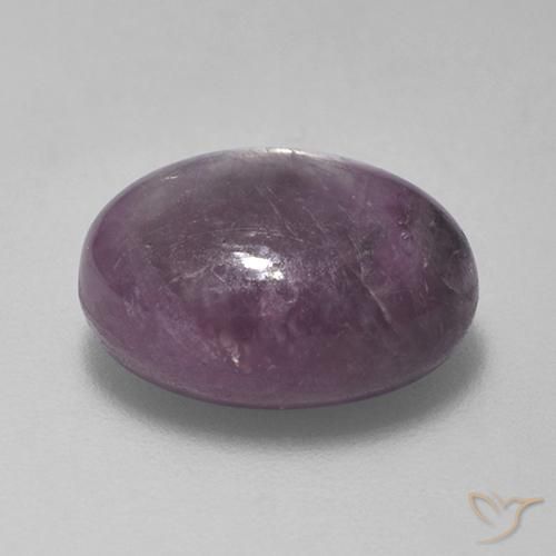 Rubis étoilé Violet clair naturelle ovale, 6.59 ct, Opaque