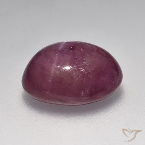 Rubis étoilé Rouge framboises naturelle ovale, 9.04 ct, Opaque