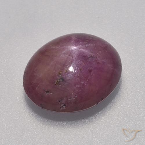 Rubis étoilé Rouge moyen naturelle ovale, 6.06 ct, Opaque