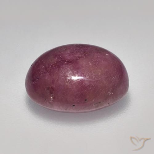Rubis étoilé Pourpre-Rouge naturelle ovale, 7.13 ct, Opaque