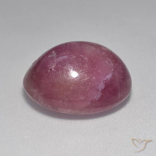 Rubis étoilé Pourpre moyen-foncé naturelle ovale, 8.41 ct, Opaque