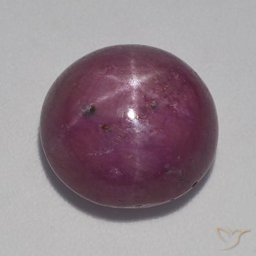 10.64ct Naturel Violet rougeâtre Rubis étoilé, ovale, Opaque