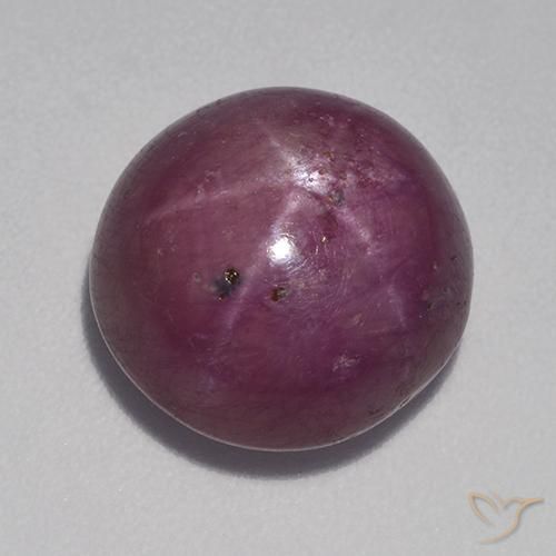 Rubis étoilé Violet rougeâtre naturelle ovale, 10.64 ct, Opaque