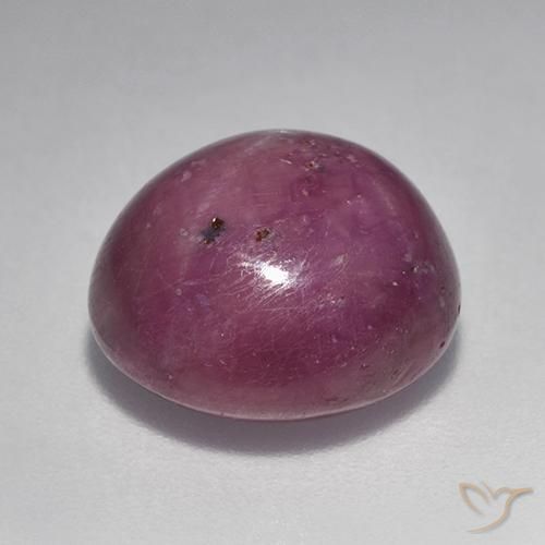 Rubis étoilé Violet rougeâtre naturelle ovale, 10.64 ct, Opaque