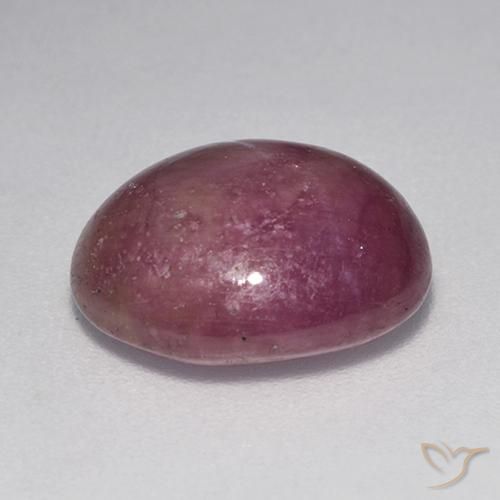 Rubis étoilé Pourpre moyen-foncé naturelle ovale, 8.90 ct, Opaque