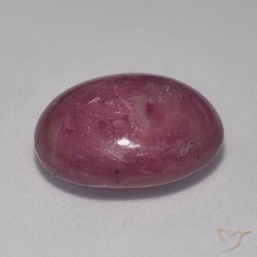 Rubis étoilé Pourpre moyen-foncé naturelle ovale, 8.30 ct, Opaque