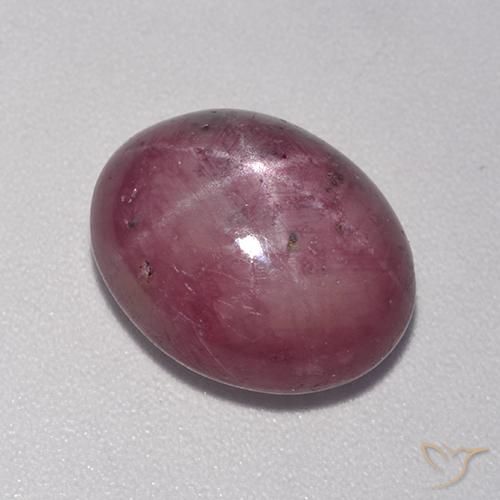 7.78ct Naturel Pourpre prune Rubis étoilé, ovale, Opaque