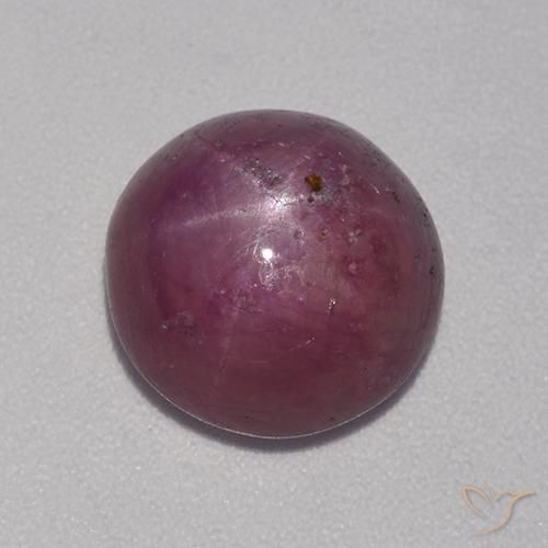 Rubis étoilé Pourpre moyen-foncé naturelle Tour, 6.44 ct, Opaque