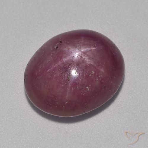 10.86ct Naturel Pourpre prune Rubis étoilé, ovale, Opaque