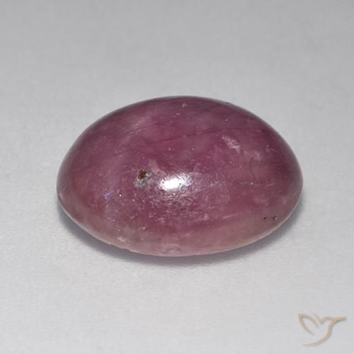 Rubis étoilé Pourpre prune naturelle ovale, 9.03 ct, Opaque