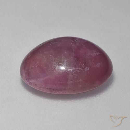 Rubis étoilé Pourpre moyen-foncé naturelle ovale, 6.93 ct, Opaque