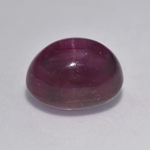 Rubis Étoilé Rouge-violet naturelle Coupe ovale, 5.77 ct, Opaque