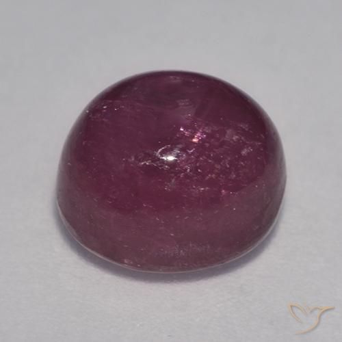 Rubis étoilé Pourpre moyen-foncé naturelle ovale, 5.78 ct, Opaque