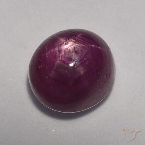 Rubis étoilé Vin rouge naturelle ovale, 6.74 ct, Opaque