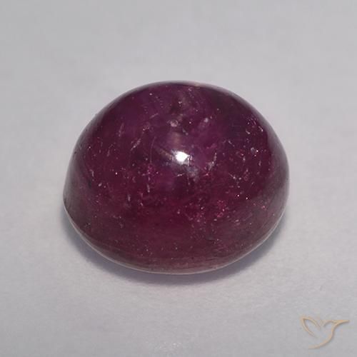 Rubis étoilé Vin rouge naturelle ovale, 6.74 ct, Opaque