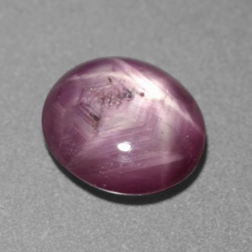 Rubis étoilé pourpre naturelle coupe ovale, 1,83 ct, translucide
