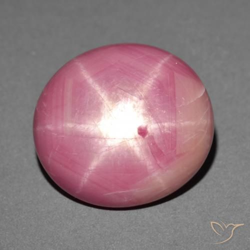 35.88ct Naturel Rose magenta Rubis étoilé, ovale, Opaque