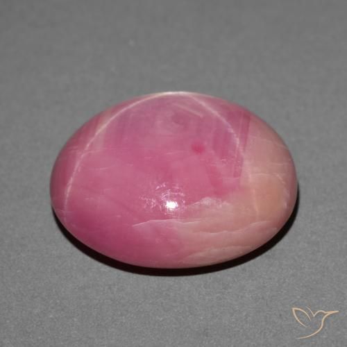 Rubis étoilé Rose magenta naturelle ovale, 35.88 ct, Opaque