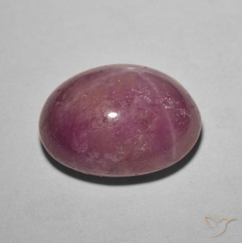 Rubis étoilé Violet rougeâtre naturelle ovale, 8.61 ct, Opaque