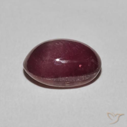 Rubis étoilé Medium Light-Purple naturelle ovale, 4.45 ct, Opaque