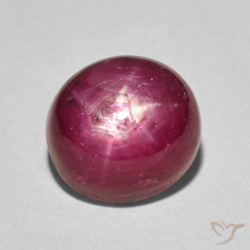 5.27ct Naturel Cramoisi profond Rubis étoilé, ovale, Opaque