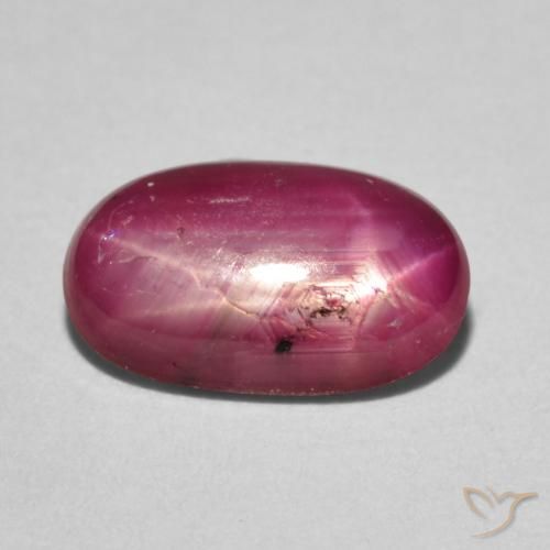 2.94ct Naturel Cramoisi profond Rubis étoilé, ovale, Opaque
